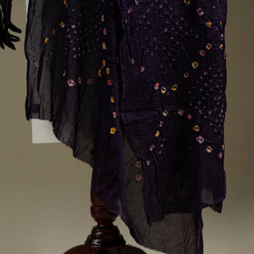 Kutch tie-dye mul cotton bandhani dupatta 13 - handcrafted