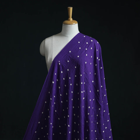 Kutch tie-dye pure mul cotton bandhani fabric 18