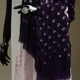 Kutch tie-dye mul cotton shibori bandhani dupatta 26