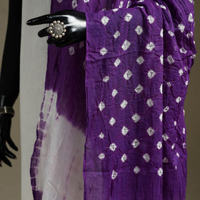 Kutch tie-dye mul cotton shibori bandhani dupatta 39
