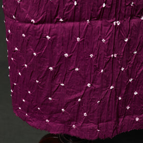 Kutch tie-dye satin cotton bandhani 3pc unstitched dress