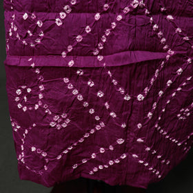 Kutch tie-dye satin cotton bandhani 3pc unstitched dress