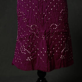 Kutch tie-dye satin cotton bandhani 3pc unstitched dress