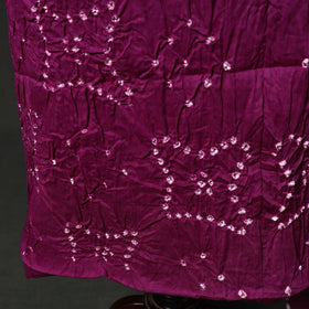 Kutch tie-dye satin cotton bandhani 3pc unstitched dress
