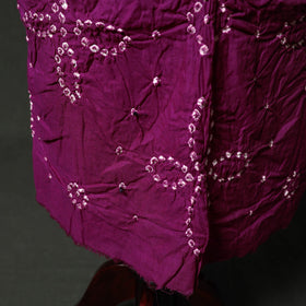 Kutch tie-dye satin cotton bandhani 3pc unstitched dress