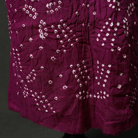 Kutch tie-dye satin cotton bandhani 3pc unstitched dress