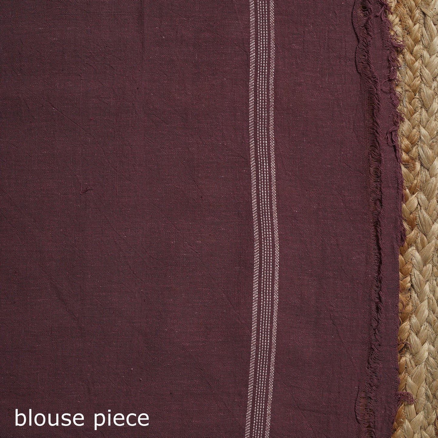 Purple - kutch weaving handloom organic kala cotton saree