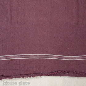  Kutch Weaving Handloom Organic Kala Cotton Saree with Tassels 