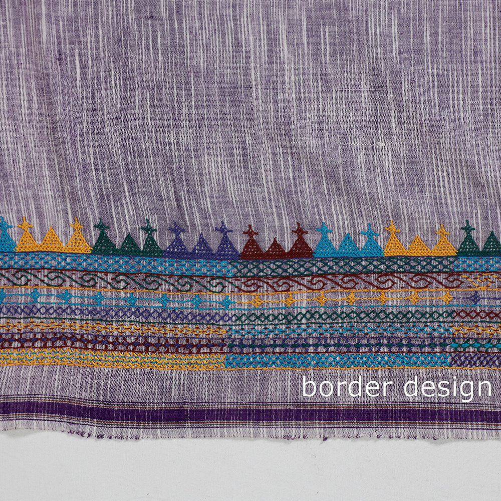 Buy Lambani Embroidery Handspun Cotton Blouse Piece