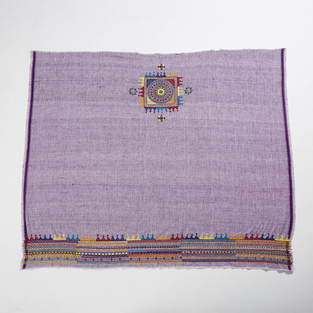 Buy Lambani Embroidery Handspun Cotton Blouse Piece