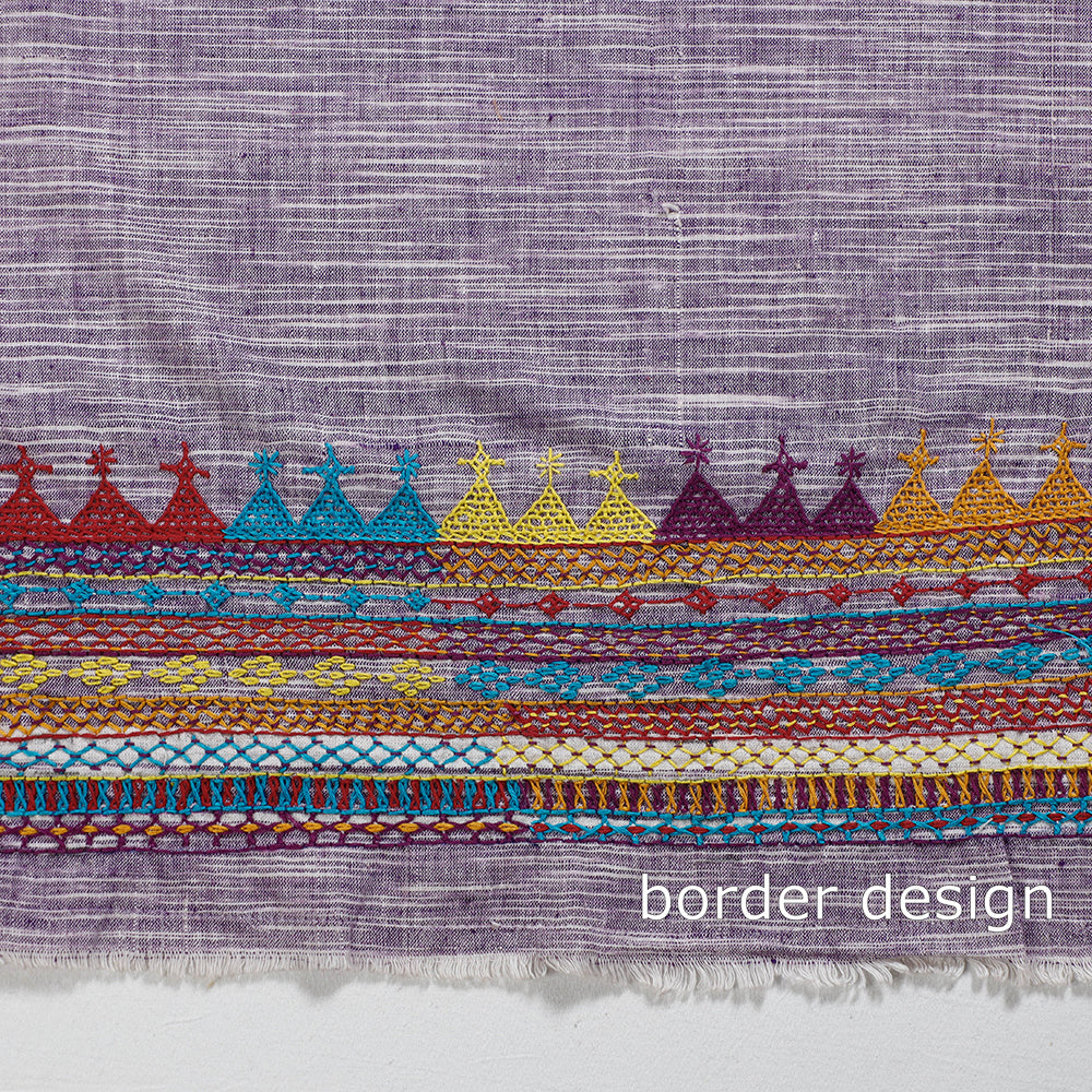 Buy Lambani Embroidery Handspun Cotton Blouse Piece