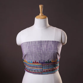 Buy Lambani Embroidery Handspun Cotton Blouse Piece
