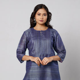  Tussar Silk Plain Kurta