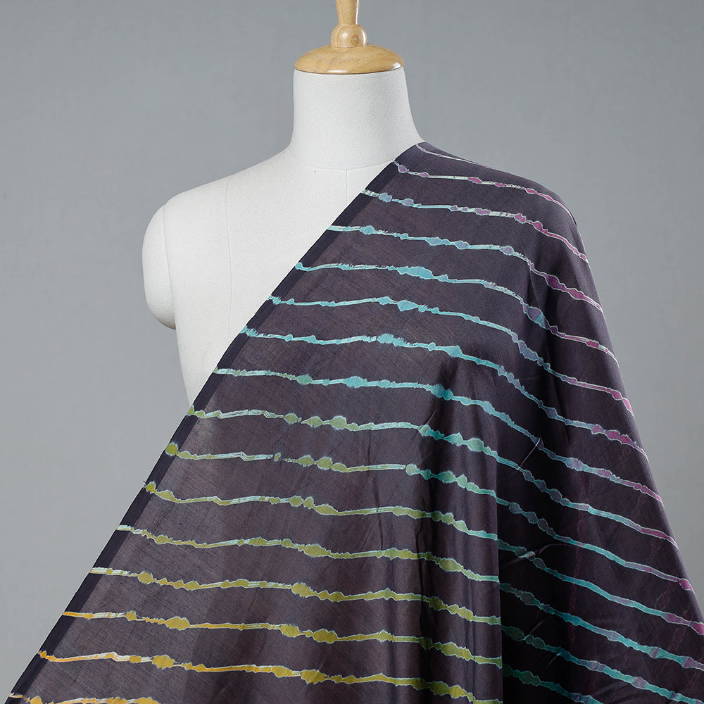 Buy Leheriya Tie-Dye Chanderi Silk Fabric Online l iTokri.com