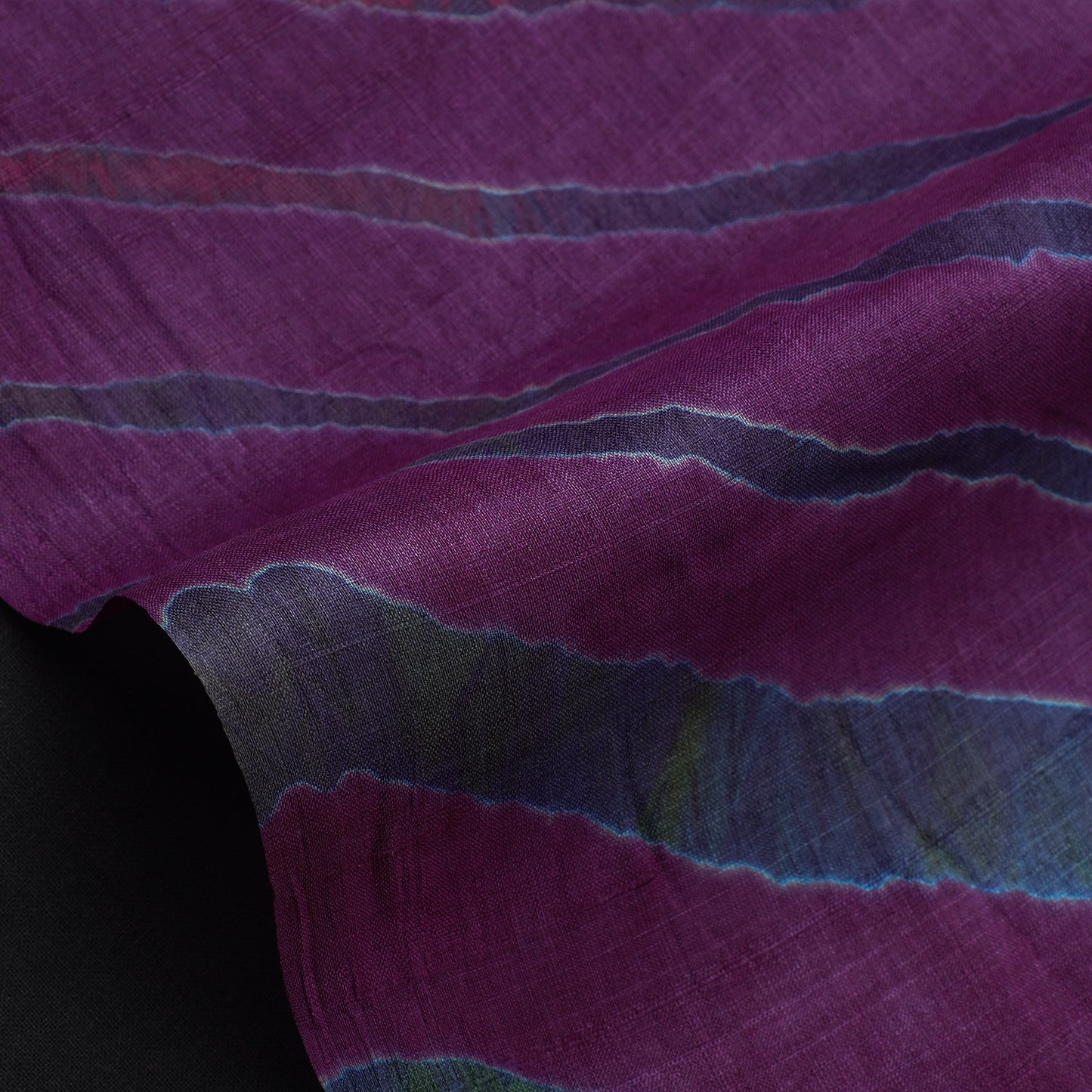 Buy Leheriya Tie-Dye Tussar Silk Handloom Fabric 87 Online l iTokri.com
