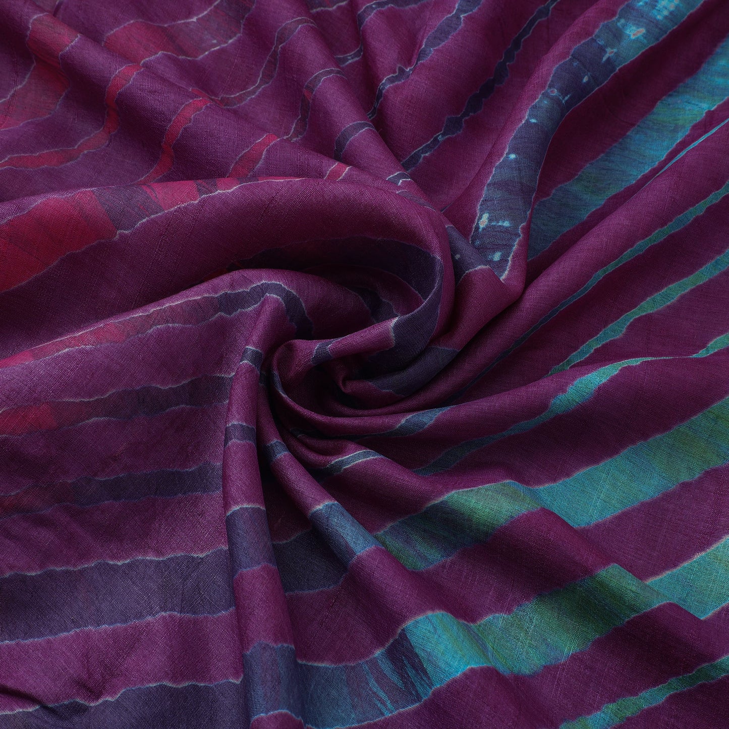 Buy Leheriya Tie-Dye Tussar Silk Handloom Fabric 87 Online l iTokri.com