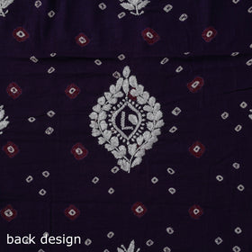 Lucknowi chikankari work bandhani unstitched kurta material