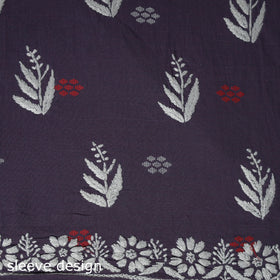 Lucknowi chikankari work jacquard unstitched kurta material