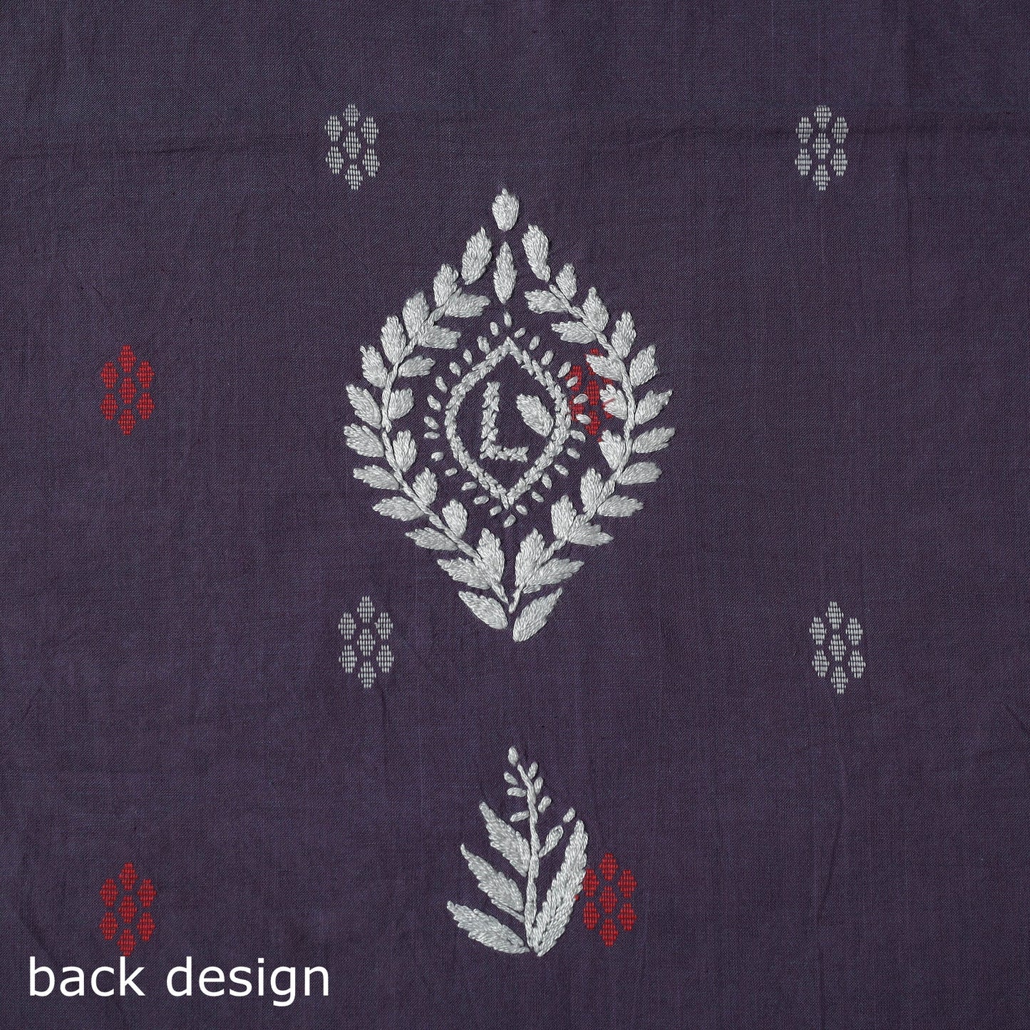 Lucknowi chikankari work jacquard unstitched kurta material