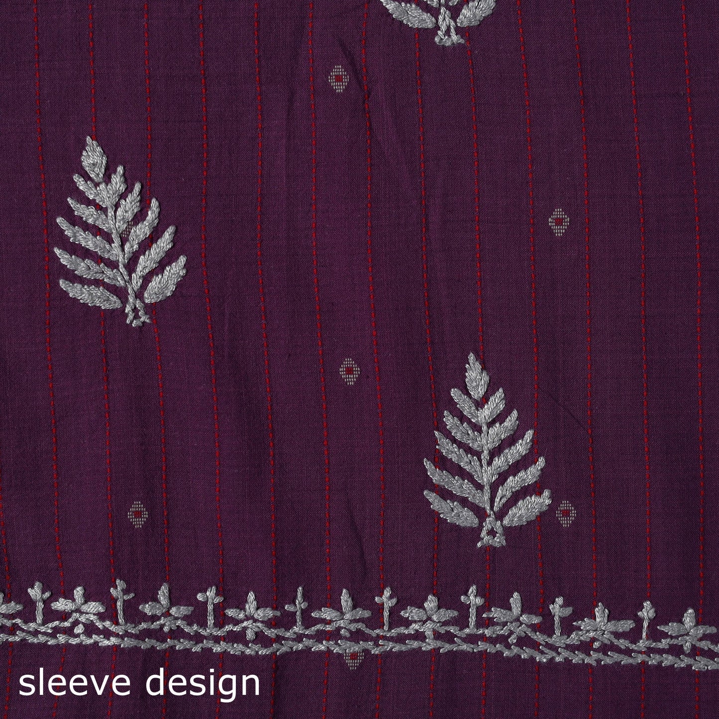 Lucknowi chikankari work jacquard unstitched kurta material