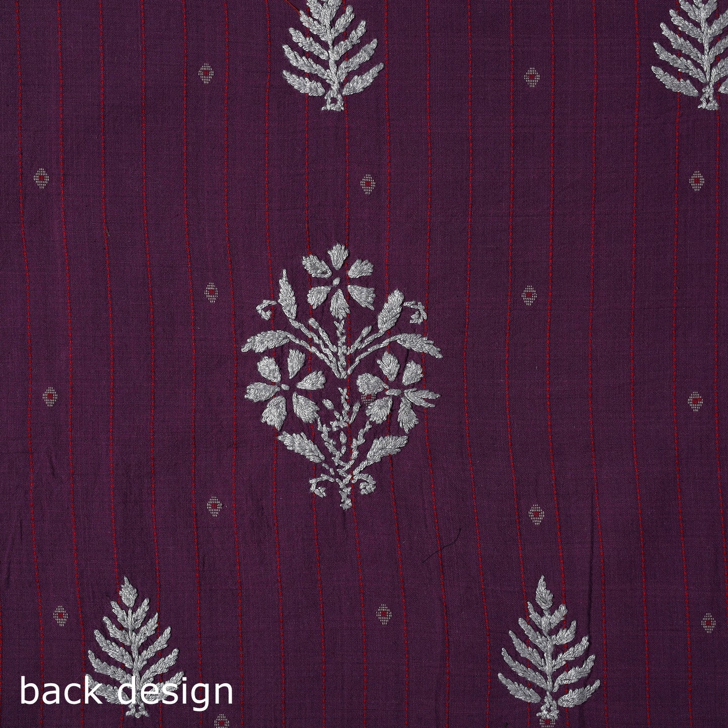 Lucknowi chikankari work jacquard unstitched kurta material