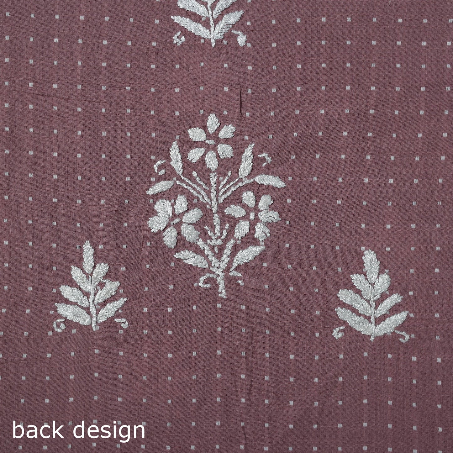 Lucknowi chikankari work jacquard unstitched kurta material