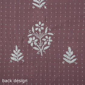 Lucknowi chikankari work jacquard unstitched kurta material