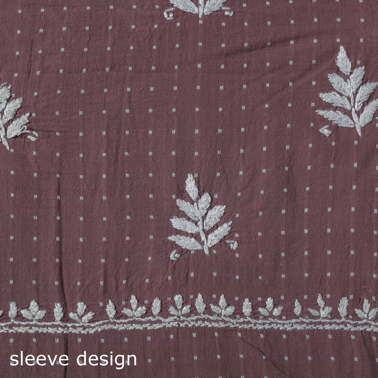 Lucknowi chikankari work jacquard unstitched kurta material