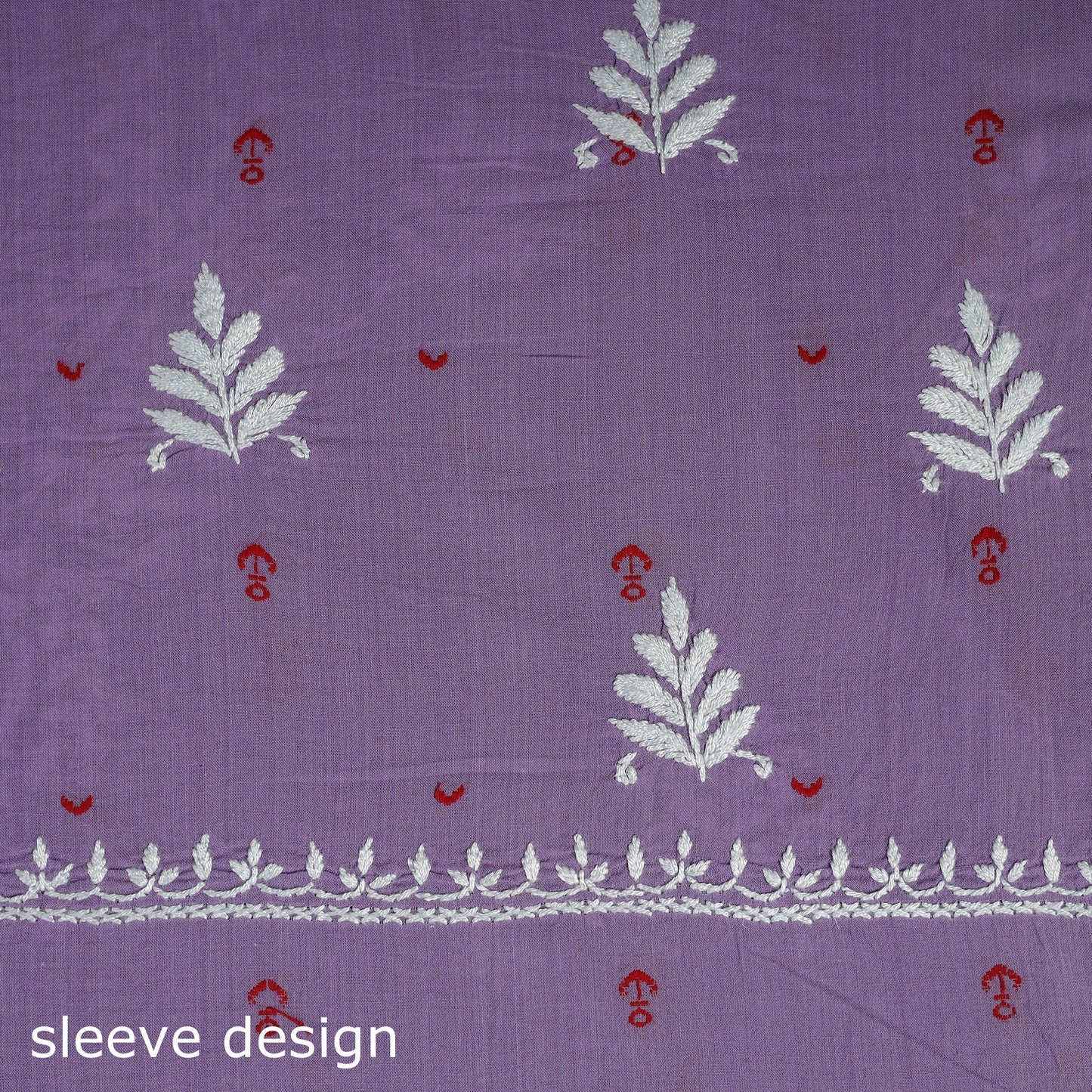 Lucknowi chikankari work jacquard unstitched kurta material