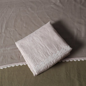 Purple - lucknowi hand embroidered cotton chikankari 3pc