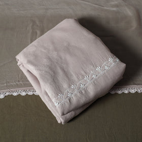 Purple - lucknowi hand embroidered cotton chikankari 3pc