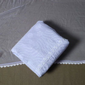 Lucknowi hand embroidered cotton chikankari 3pc unstitched