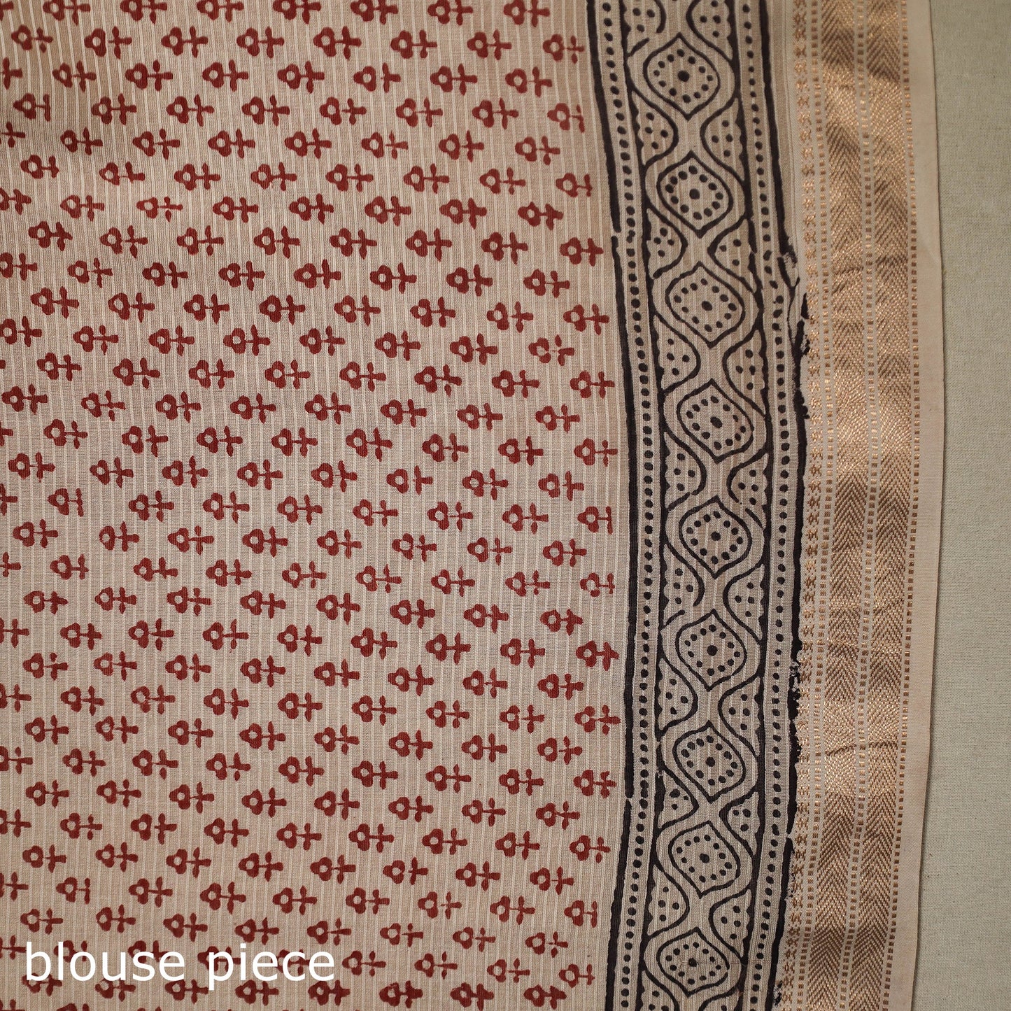 Purple - handloom maheshwari silk bagh saree 05