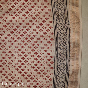 Purple - handloom maheshwari silk bagh saree 05