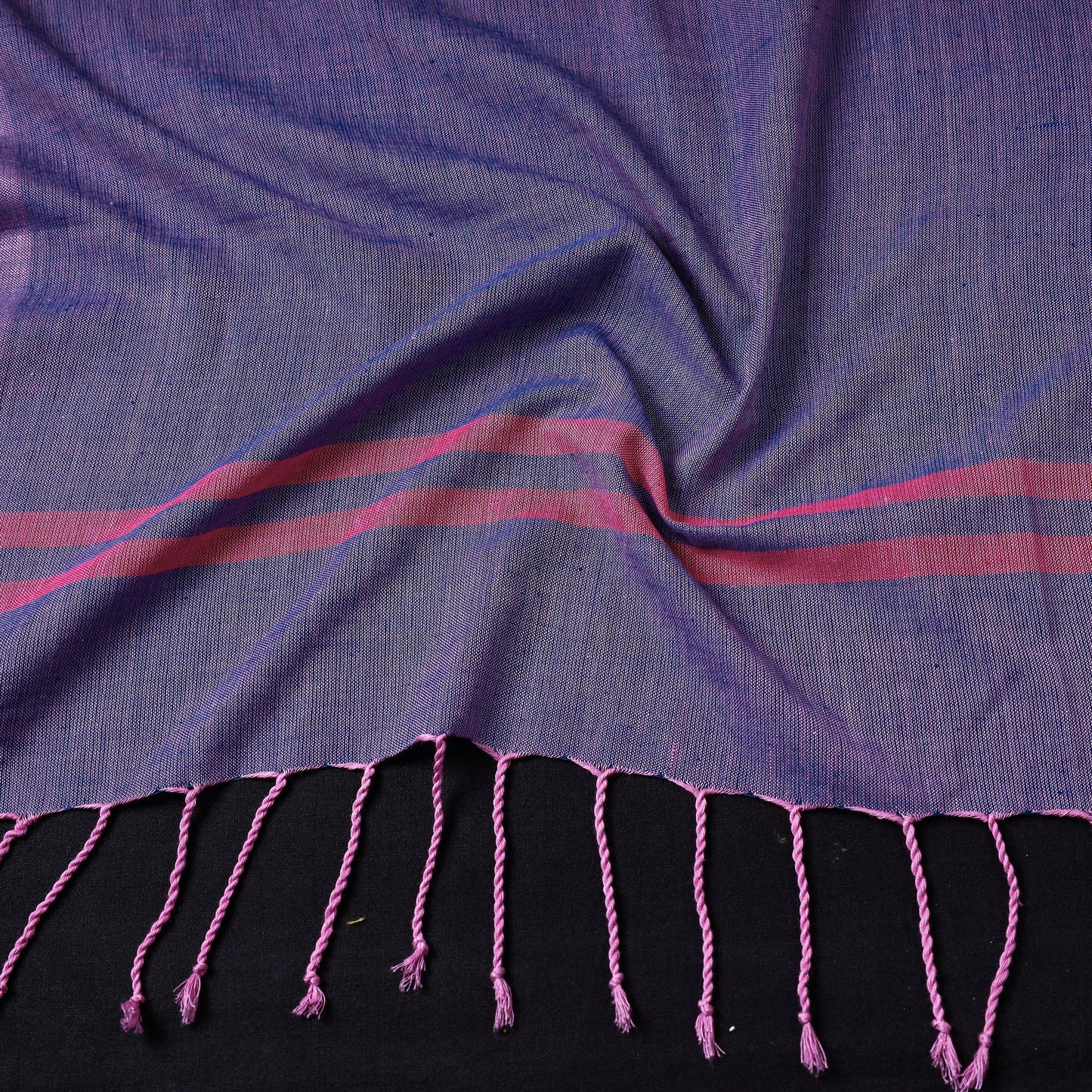  Mangalagiri Cotton Handloom Stole with Tassels 