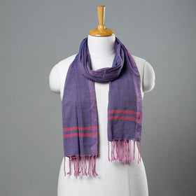  Mangalagiri Cotton Handloom Stole with Tassels 