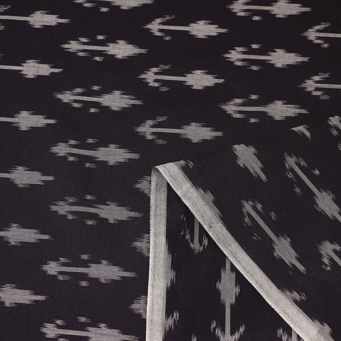  Mercerised Cotton Purple Pochampally Ikat Fabric