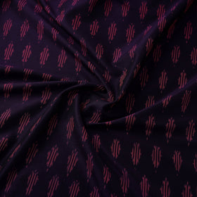 Mercerised cotton pochampally ikat fabric 17 - handcrafted