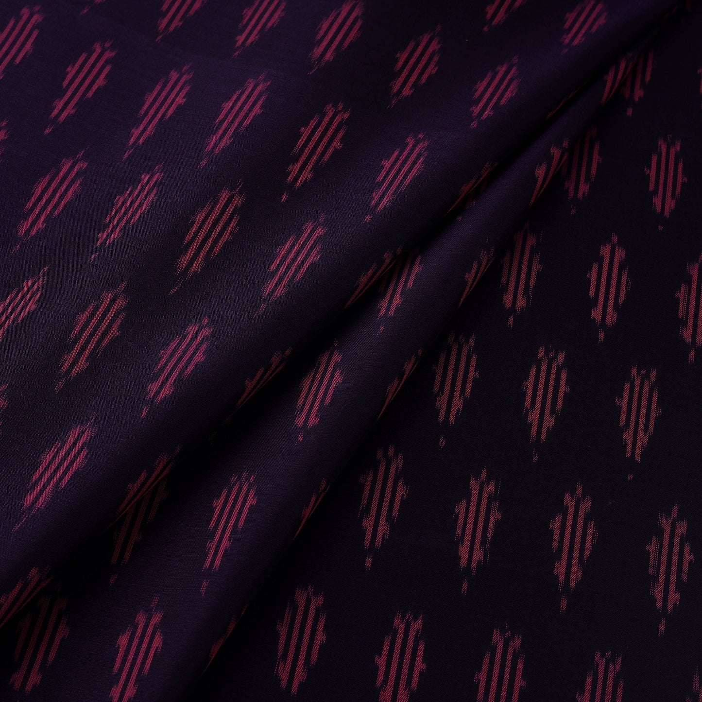 Mercerised cotton pochampally ikat fabric 17 - handcrafted
