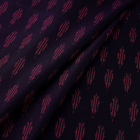 Mercerised cotton pochampally ikat fabric 17 - handcrafted