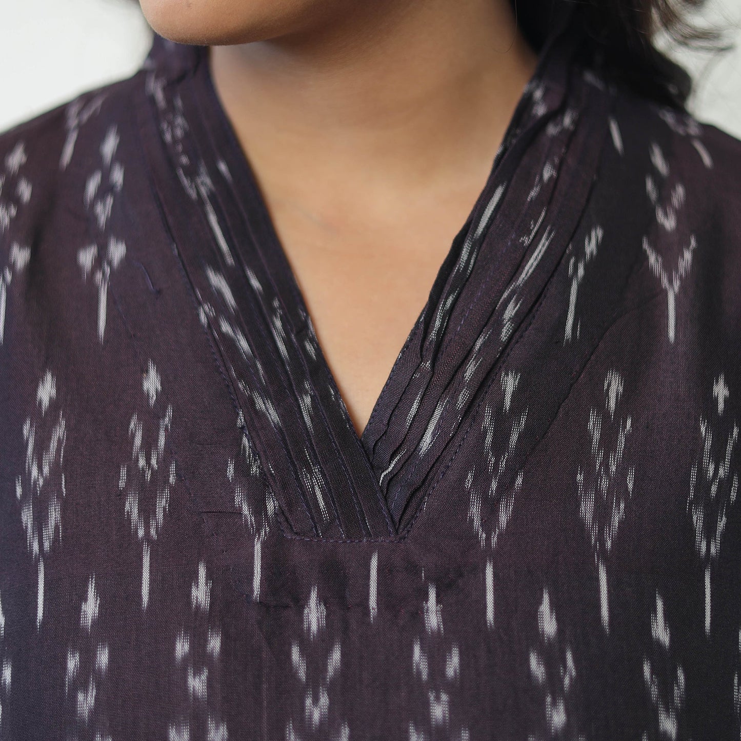  Cotton Pochampally Ikat Kurta for Women