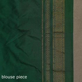 Mercerized cotton gadwal ilkal saree with temple zari