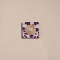 Mirror work handmade fabart jute magnet 33 - handcrafted