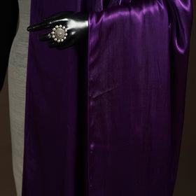 Modal silk natural dyed plain dupatta with lagdi patta 09