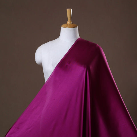 Purple - modal silk plain fabric 16 - handcrafted