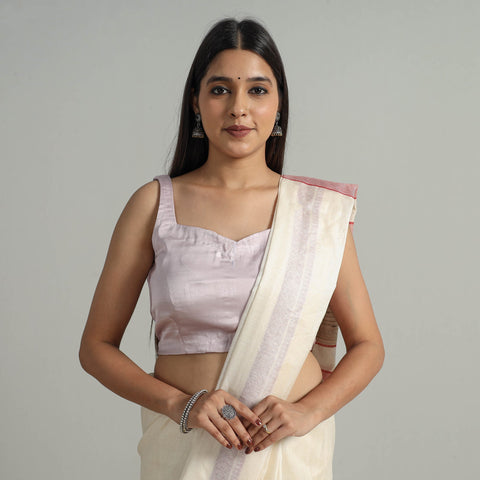 Buy Modal Silk Plain Stitched Blouse 10 Online at iTokri.com