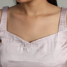 Buy Modal Silk Plain Stitched Blouse 10 Online at iTokri.com