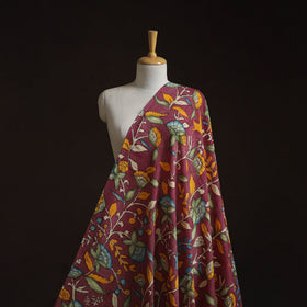 Natural dyed handloom chanderi silk handpainted