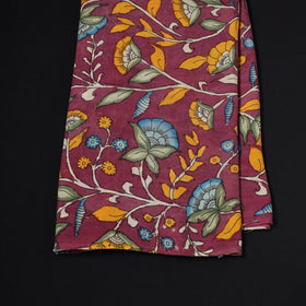 Natural dyed handloom chanderi silk handpainted