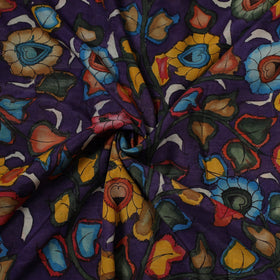 Natural dyed handloom chanderi silk handpainted